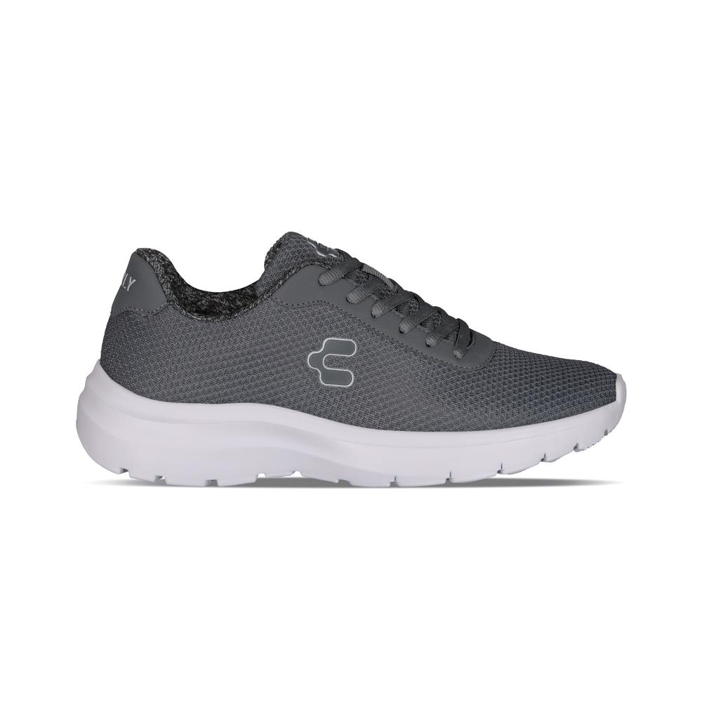 Tenis Charly Sport Running Unisex Ligero Gris