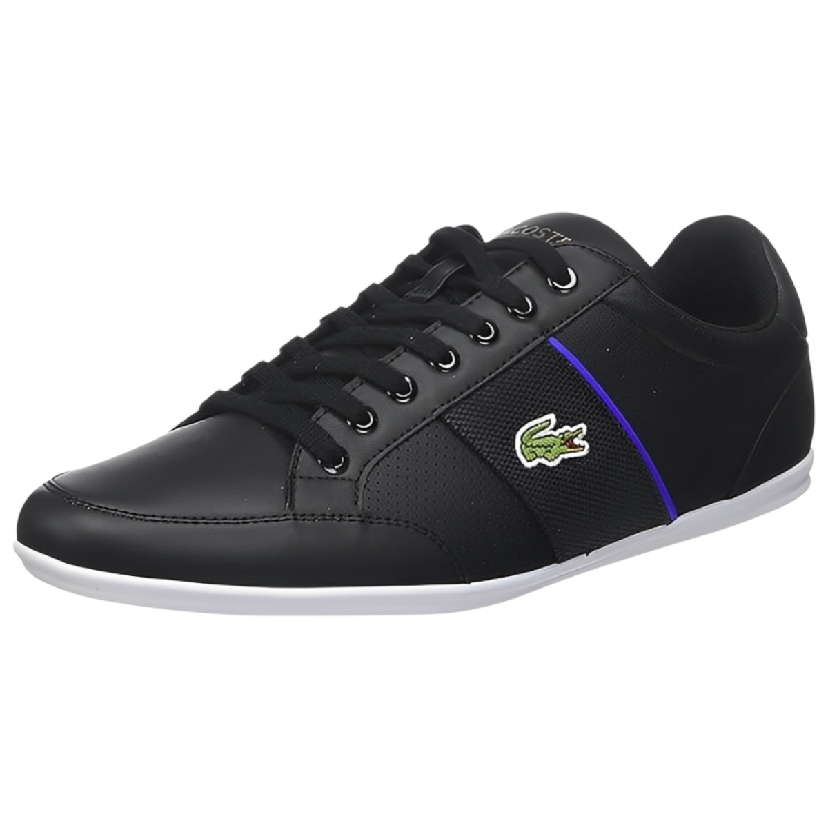 Foto 3 pulgar | Tenis Lacoste Nivolor Negro De Piel Para Hombre