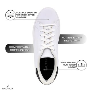 Foto 3 | Tenis Nautica Noval-white para Hombre - Venta Internacional