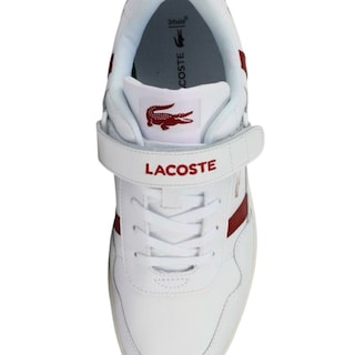Foto 2 | Tenis Lacoste T- Clip Blanco Vino
