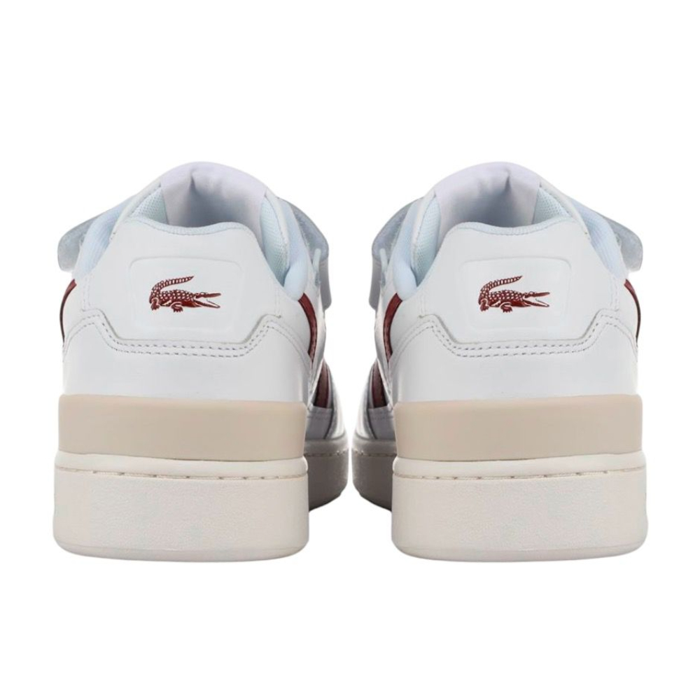 Foto 4 pulgar | Tenis Lacoste T- Clip Blanco Vino