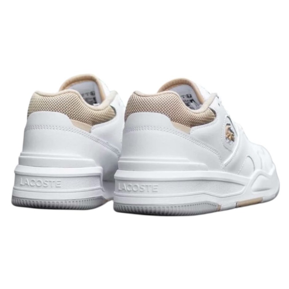Foto 4 pulgar | Tenis Lacoste Lineshot Blanco Talon Café Claro