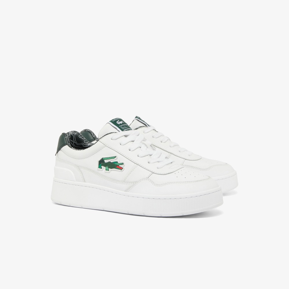 Foto 2 pulgar | Tenis Lacoste Ace Clip Blanco Verde Oscuro