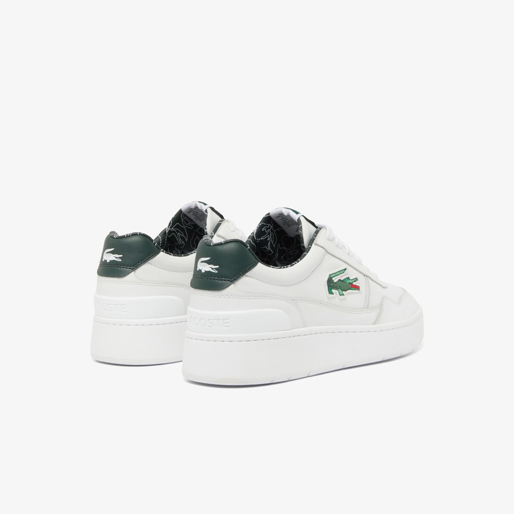 Foto 3 pulgar | Tenis Lacoste Ace Clip Blanco Verde Oscuro