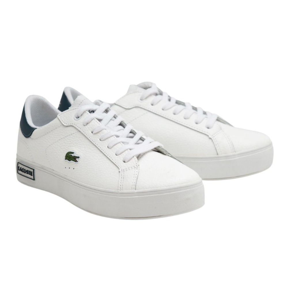 Foto 2 | Tenis Lacoste Powercourt Blanco Y Verde