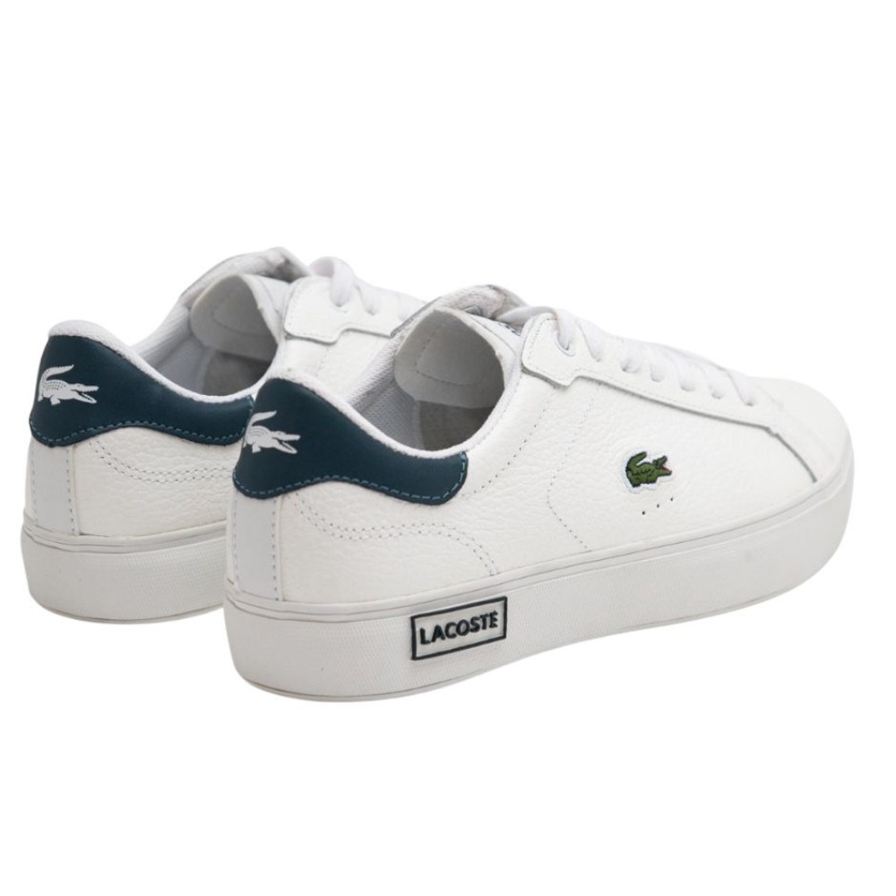 Foto 3 | Tenis Lacoste Powercourt Blanco Y Verde