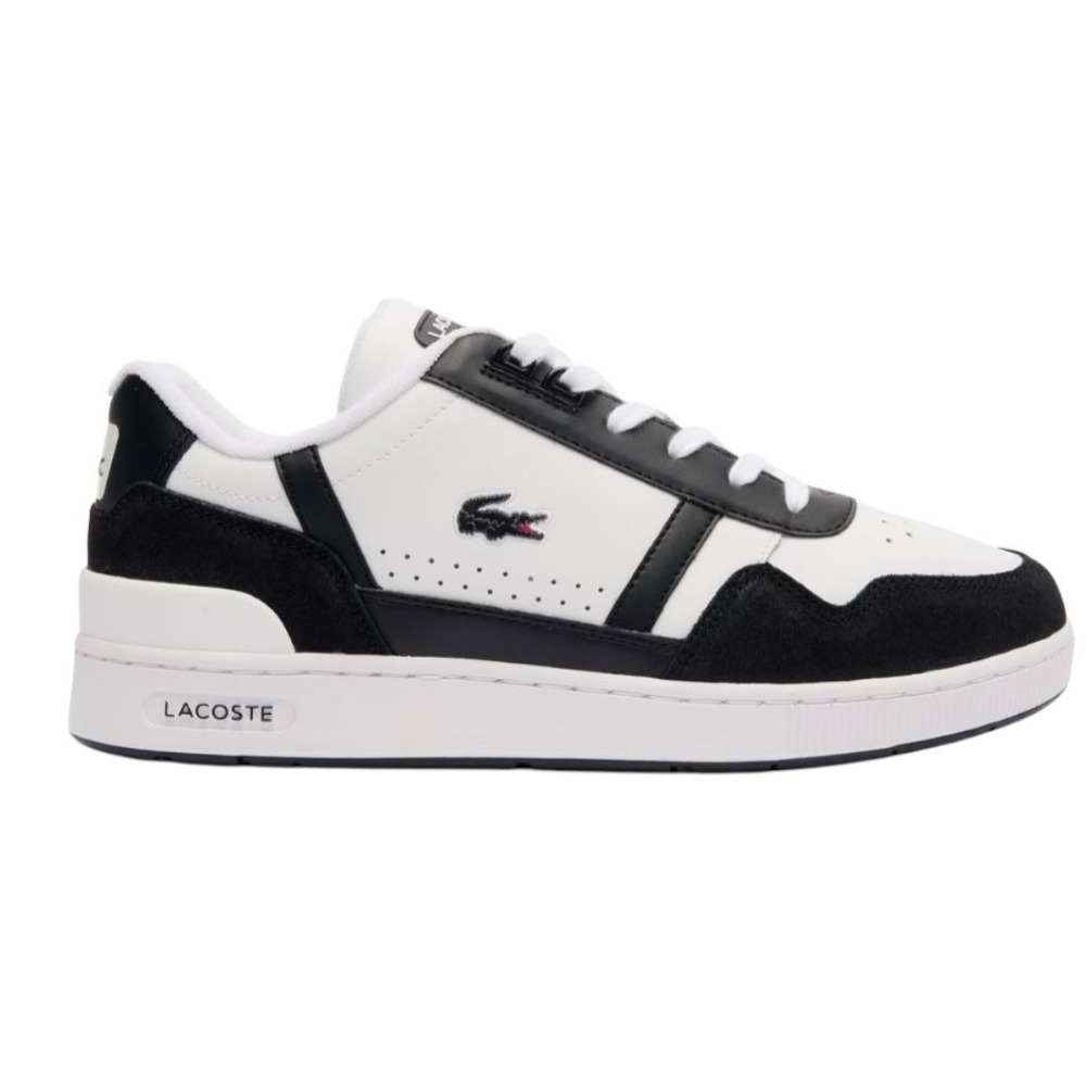 Foto 2 pulgar | Tenis Lacoste T- Clip Blanco Negro
