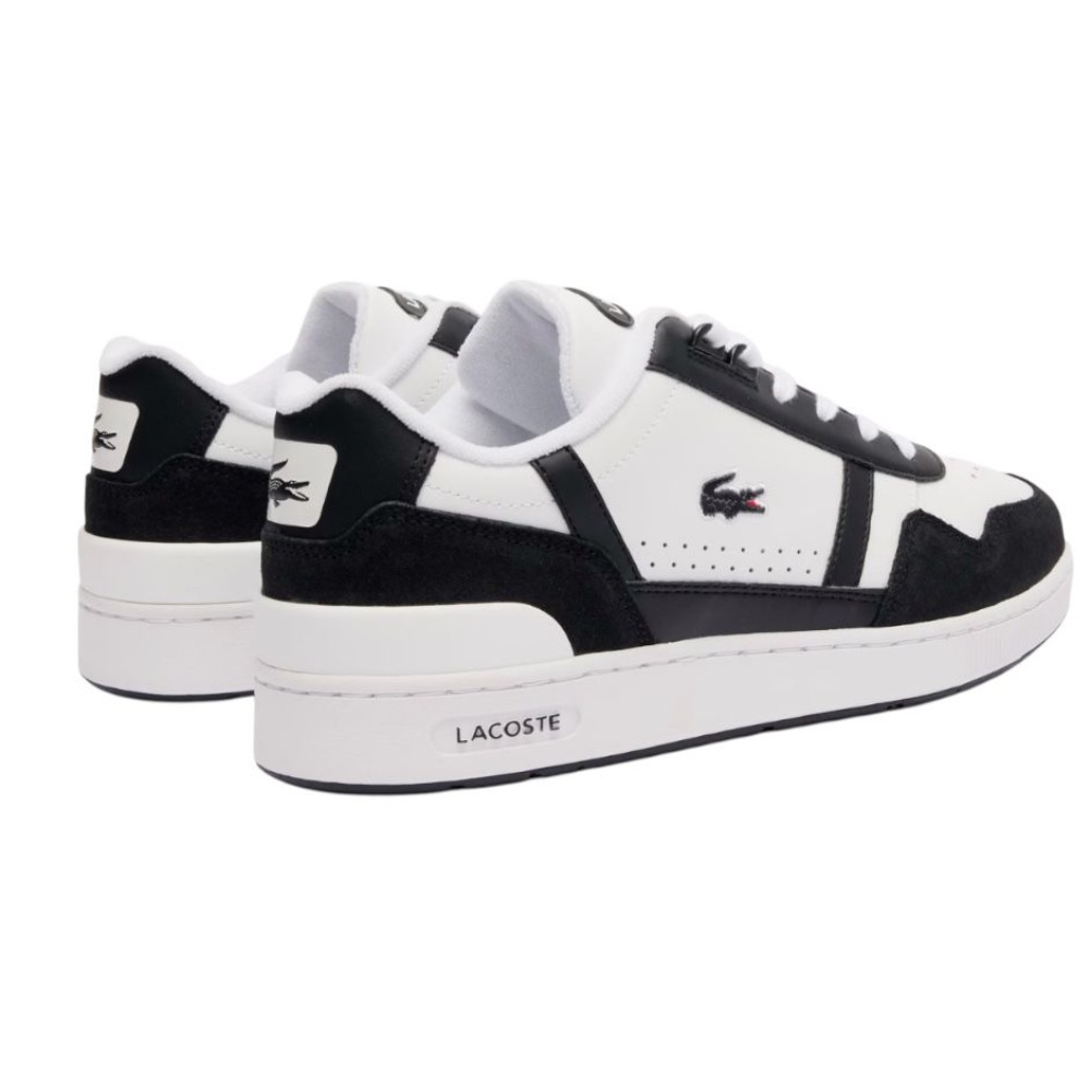 Foto 3 pulgar | Tenis Lacoste T- Clip Blanco Negro