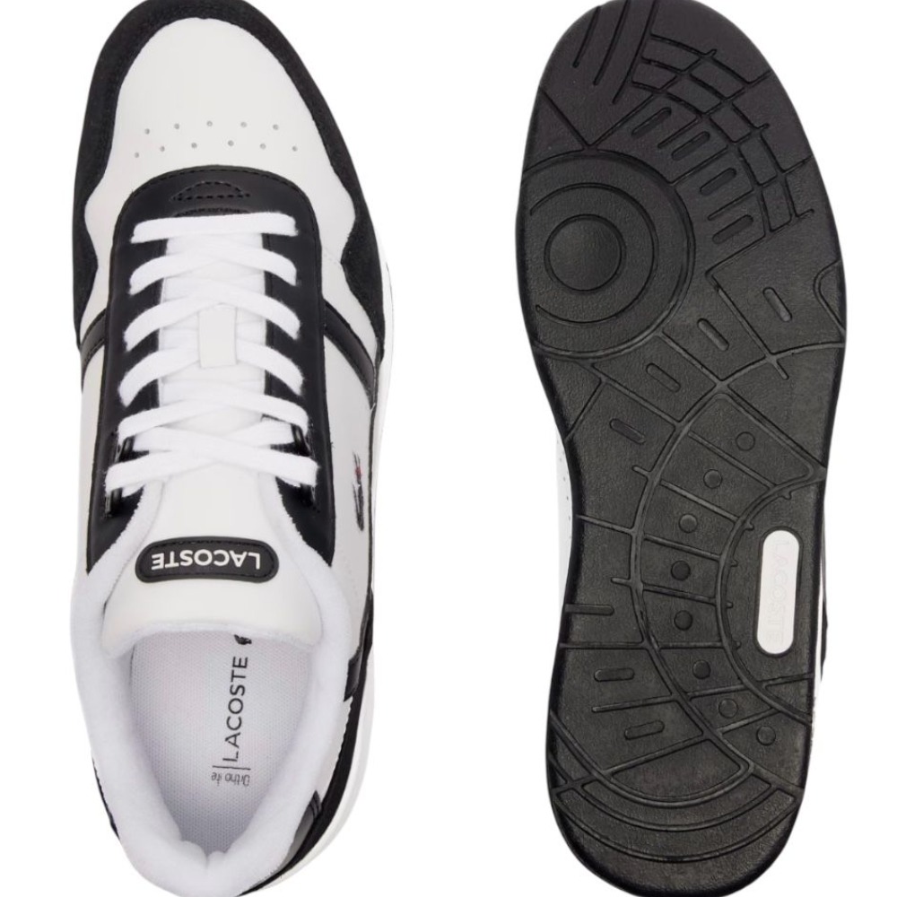 Foto 4 pulgar | Tenis Lacoste T- Clip Blanco Negro
