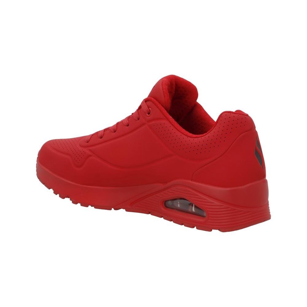 Foto 5 pulgar | Tenis Skechers Caballero Confort Memory Foam Casual Rojo