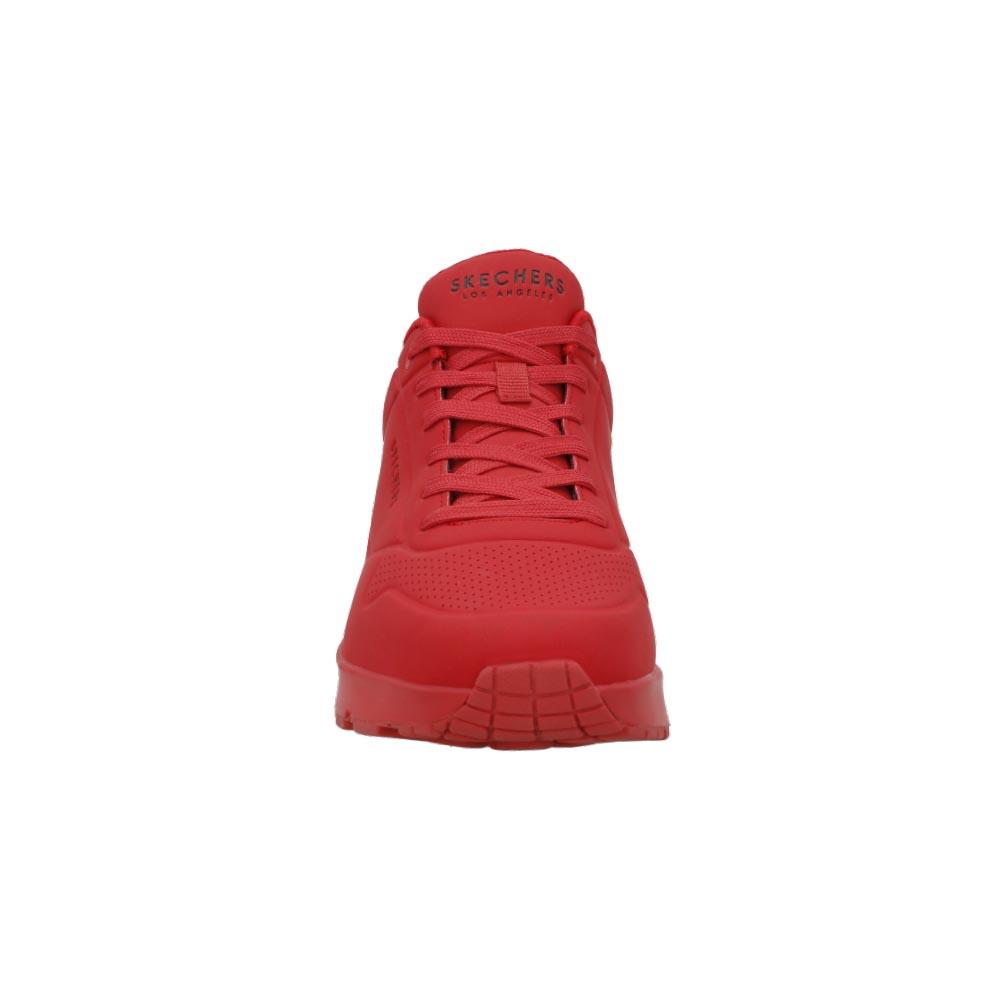 Foto 6 pulgar | Tenis Skechers Caballero Confort Memory Foam Casual Rojo