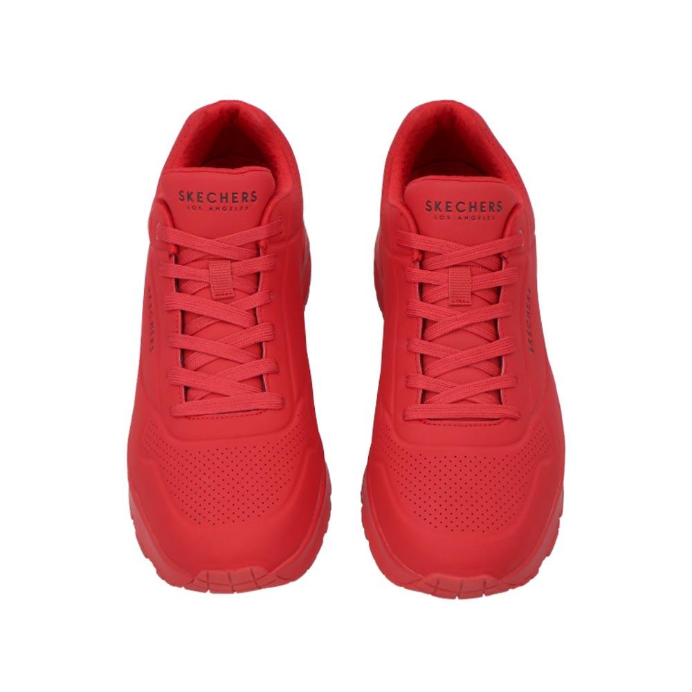 Foto 7 pulgar | Tenis Skechers Caballero Confort Memory Foam Casual Rojo