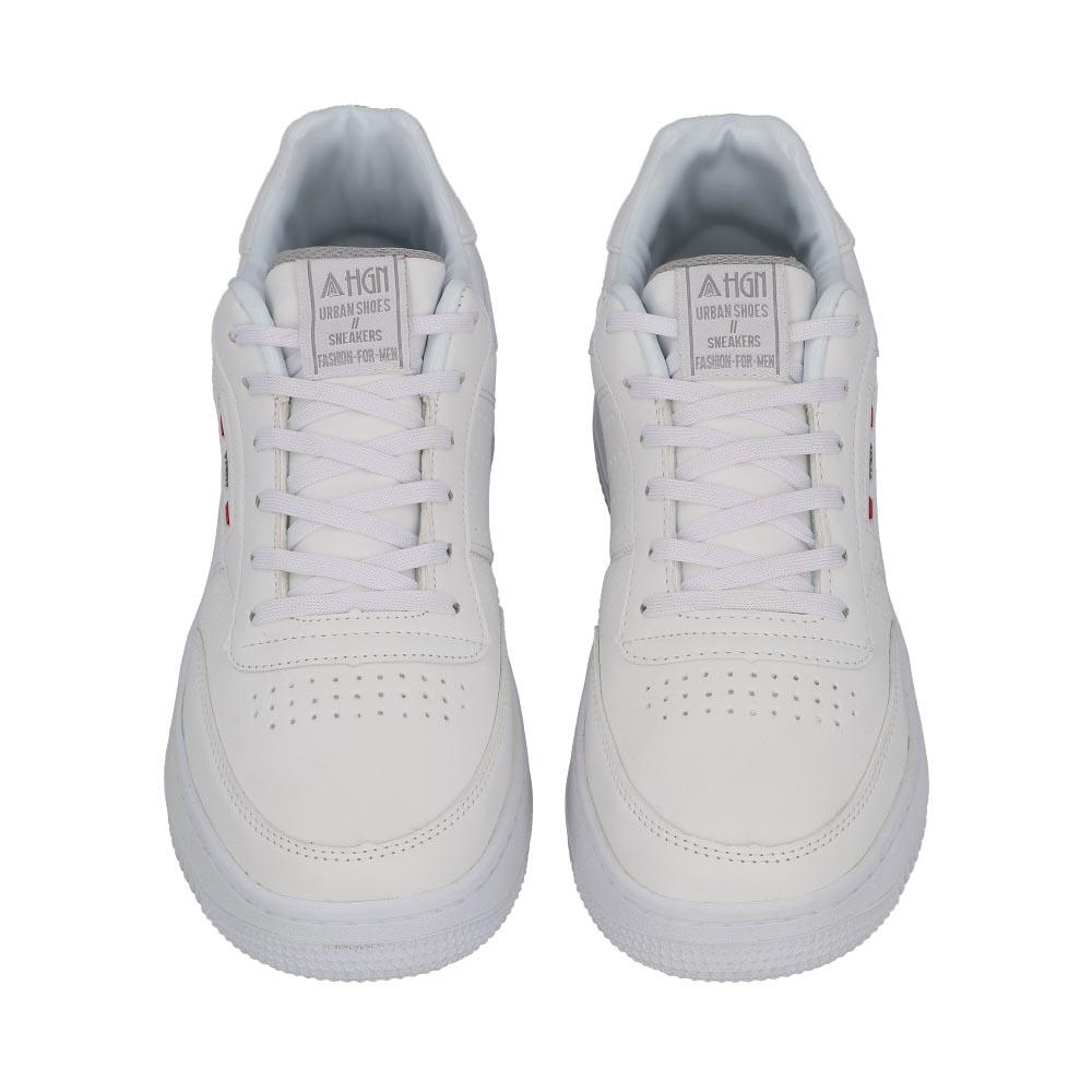 Foto 4 | Tenis Hombre Hgn By Mr Shu Escolar Comodo Casual Blanco