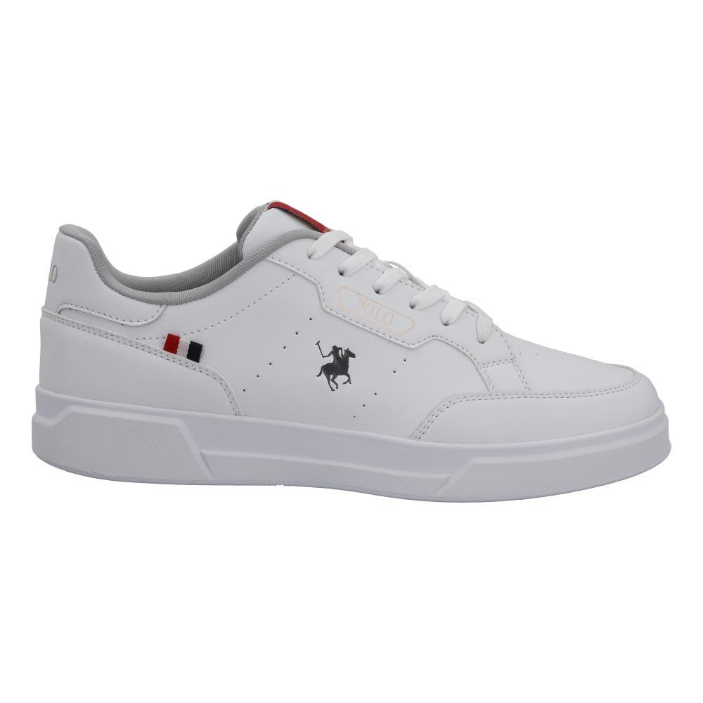 Tenis York Team Polo Club Casual Urbano Ajustable Blanco para Hombre
