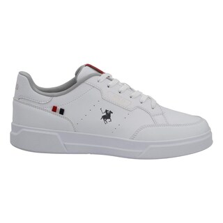 Foto 1 | Tenis York Team Polo Club Casual Urbano Ajustable Blanco para Hombre
