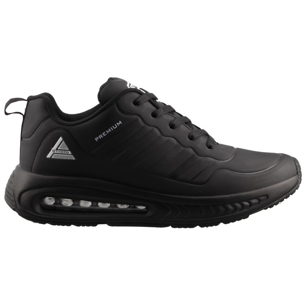 Tenis Stars Caballero Comodo Negro