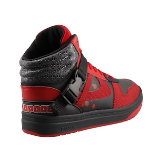Foto 3 | Tenis Marvel Hombre Botin Dead Pool Comodos Rojo