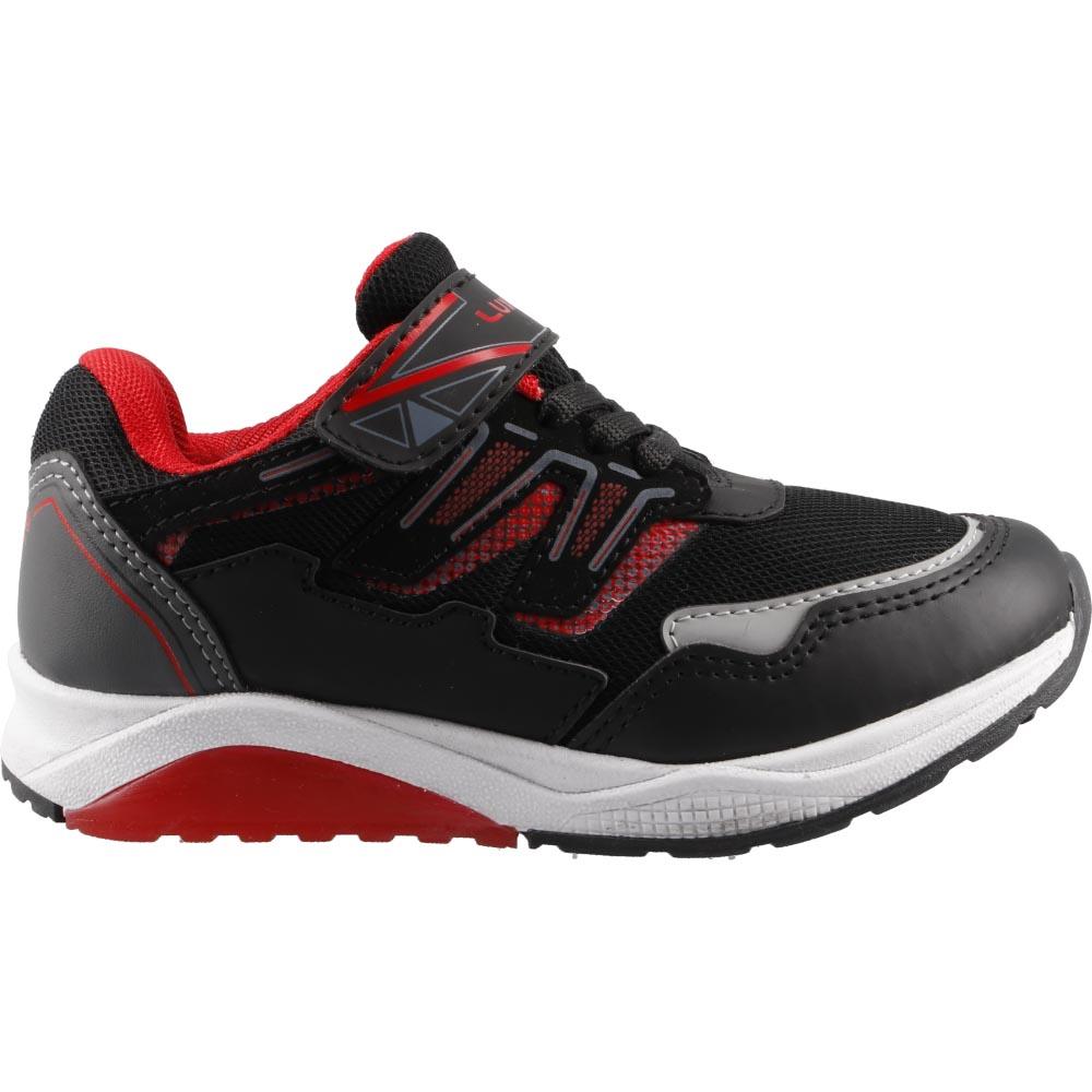 Tenis Lux Niño Ajustable Resistentes Negro