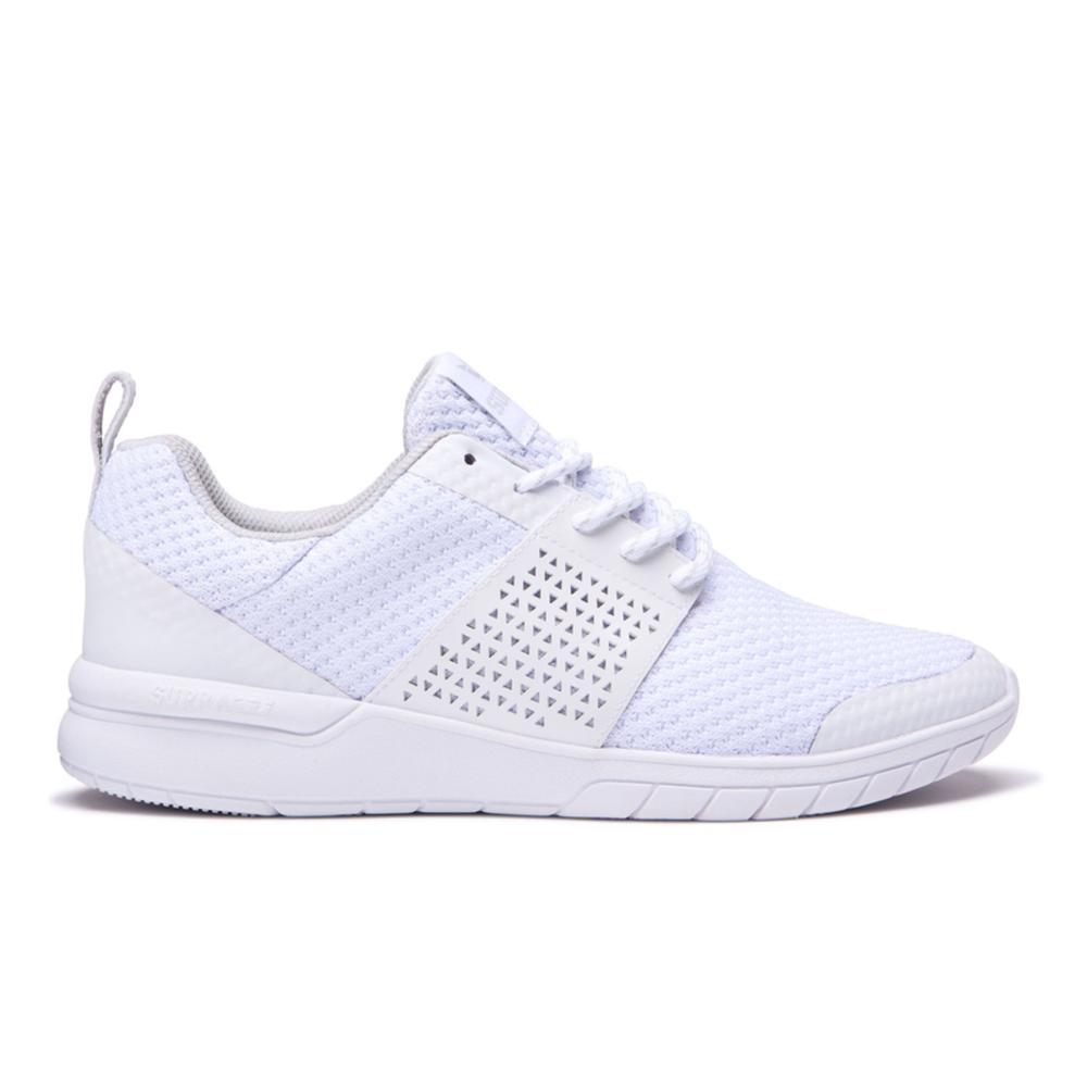 Tenis Supra Scissor Unisex Sencillo Blanco