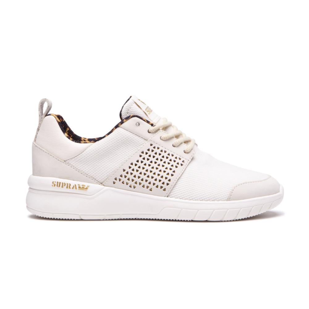 Foto 2 pulgar | Tenis Supra Scissor Mujer Neutral Beige