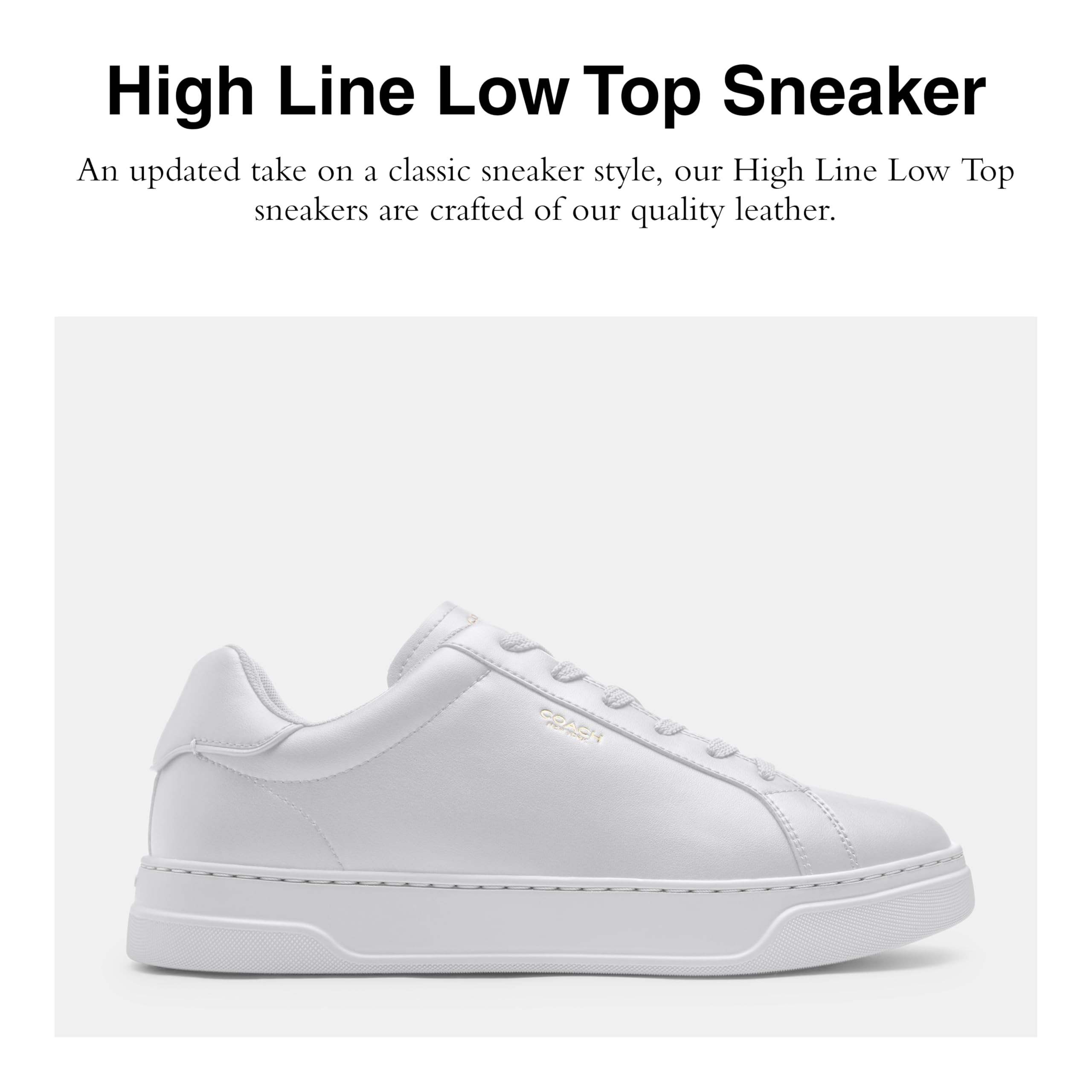 Foto 3 pulgar | Tenis Coach High Line Blancos para Hombre- Venta Internacional