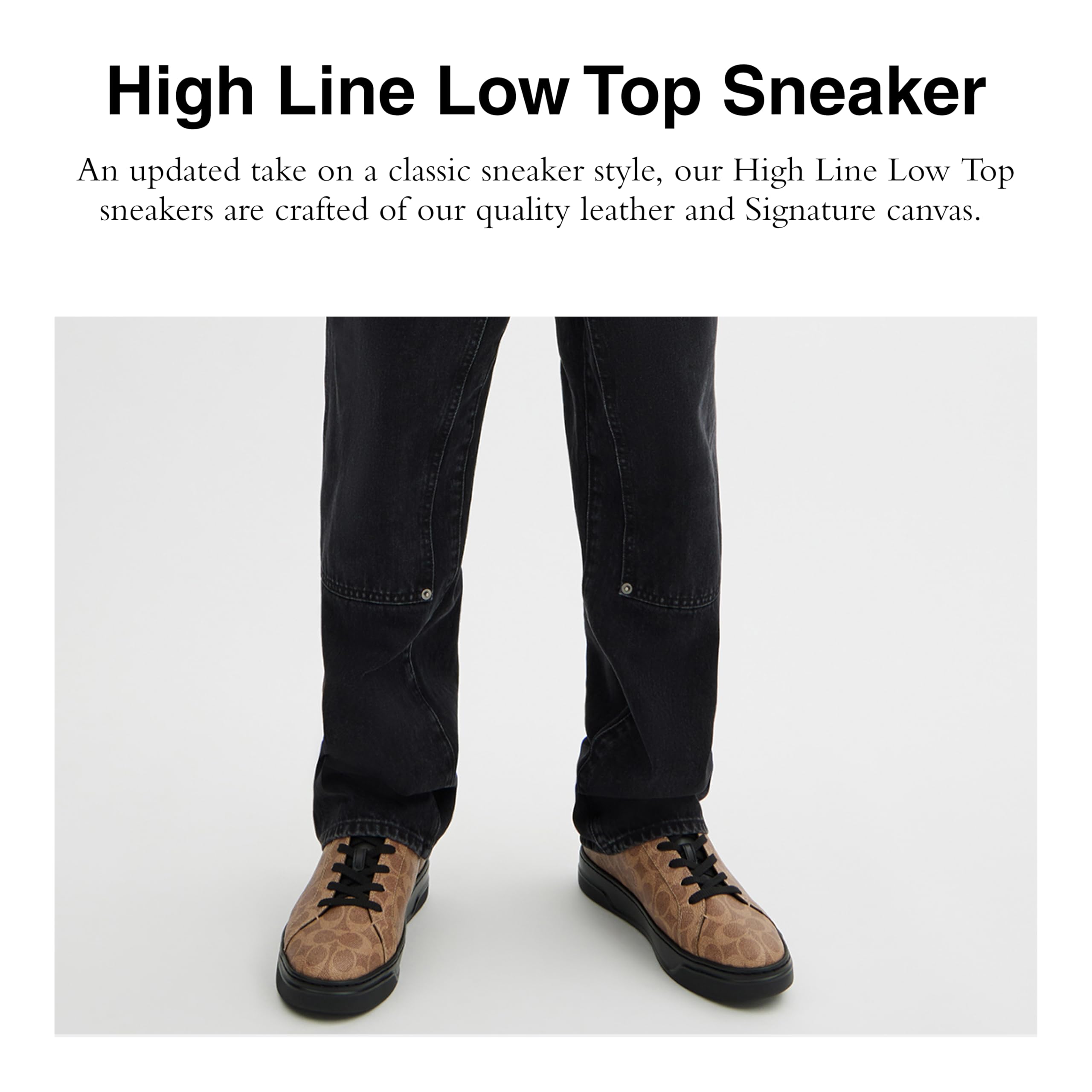 Foto 2 | Tenis Coach High Line Caqui Talla para Hombre - Venta Internacional