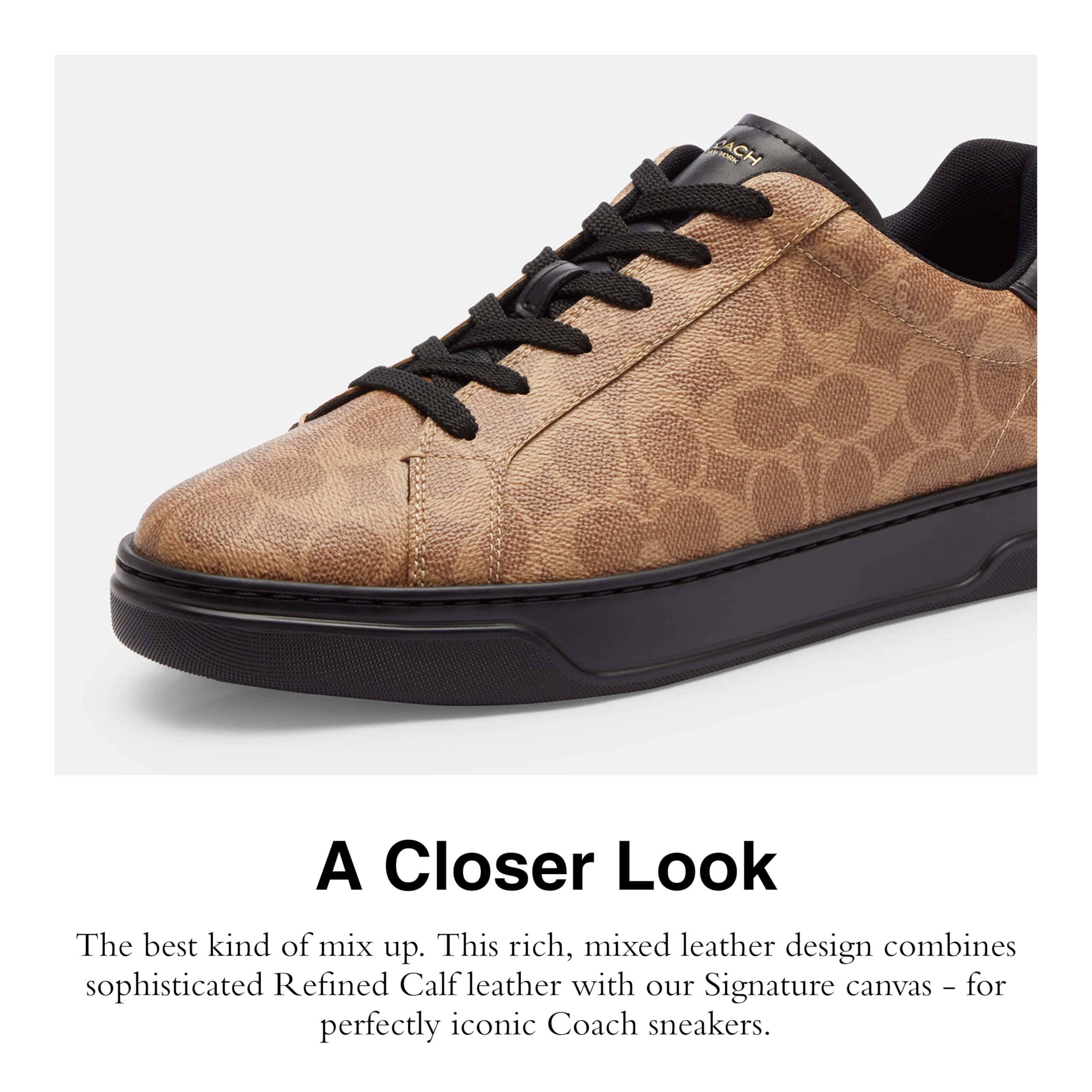 Foto 5 pulgar | Tenis Coach High Line Caqui Talla para Hombre - Venta Internacional