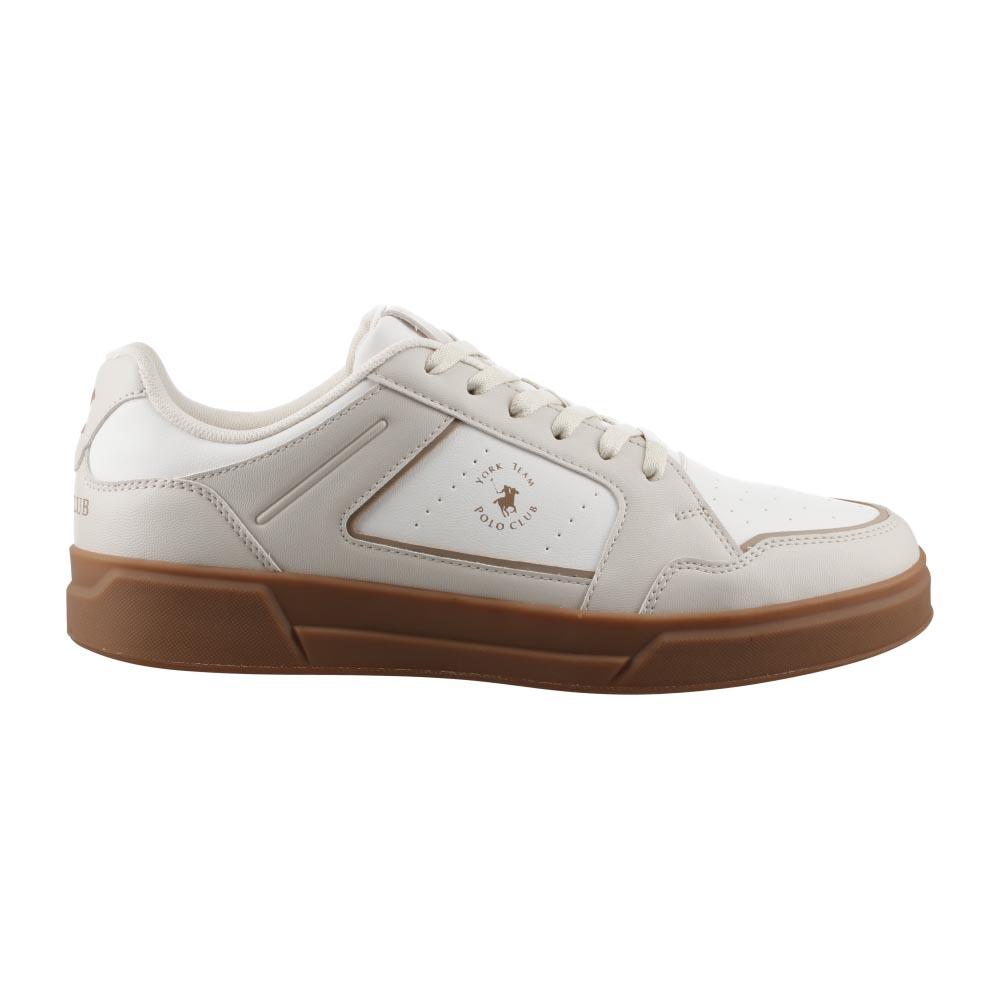 Foto 2 pulgar | Tenis Polo Club Caballero Original Hombre Casuales Sport Beige