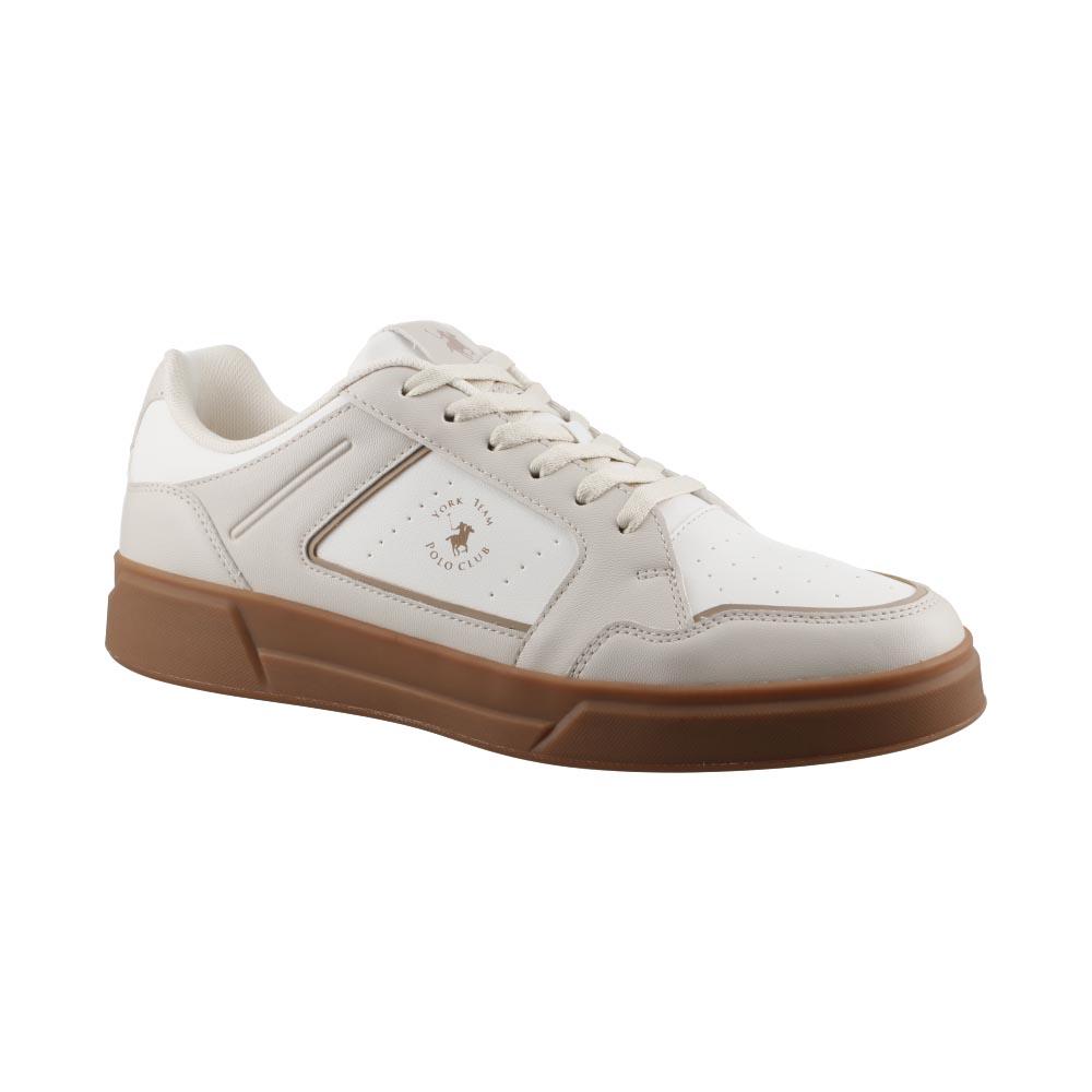Foto 3 pulgar | Tenis Polo Club Caballero Original Hombre Casuales Sport Beige