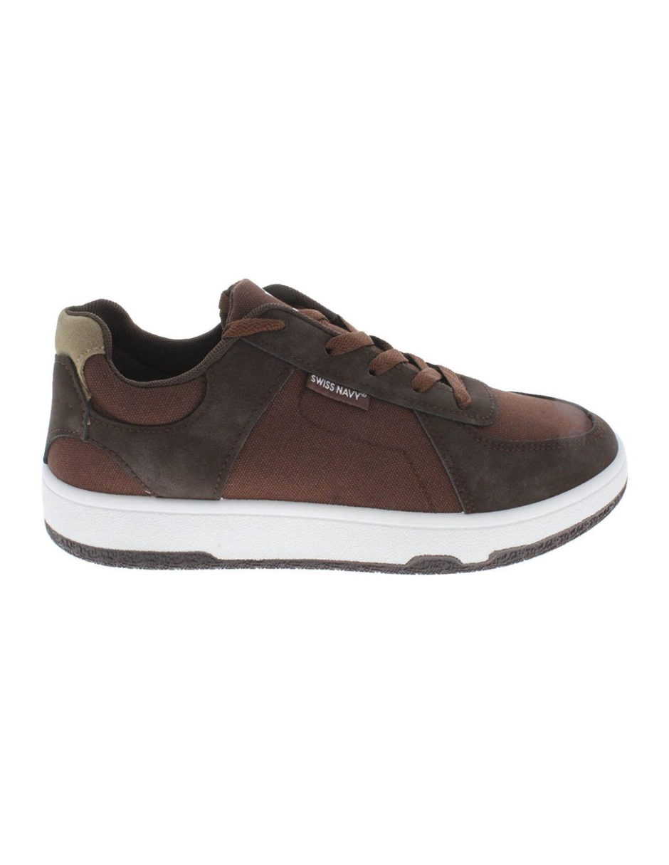 Tenis Casula Swiss Navy 24393 Color Café Para Hombre