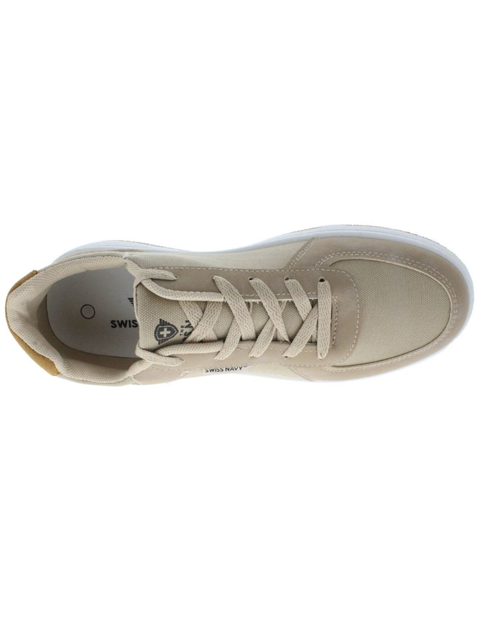 Foto 3 pulgar | Tenis Casual Swiss Navy 24394 Beige Para Hombre