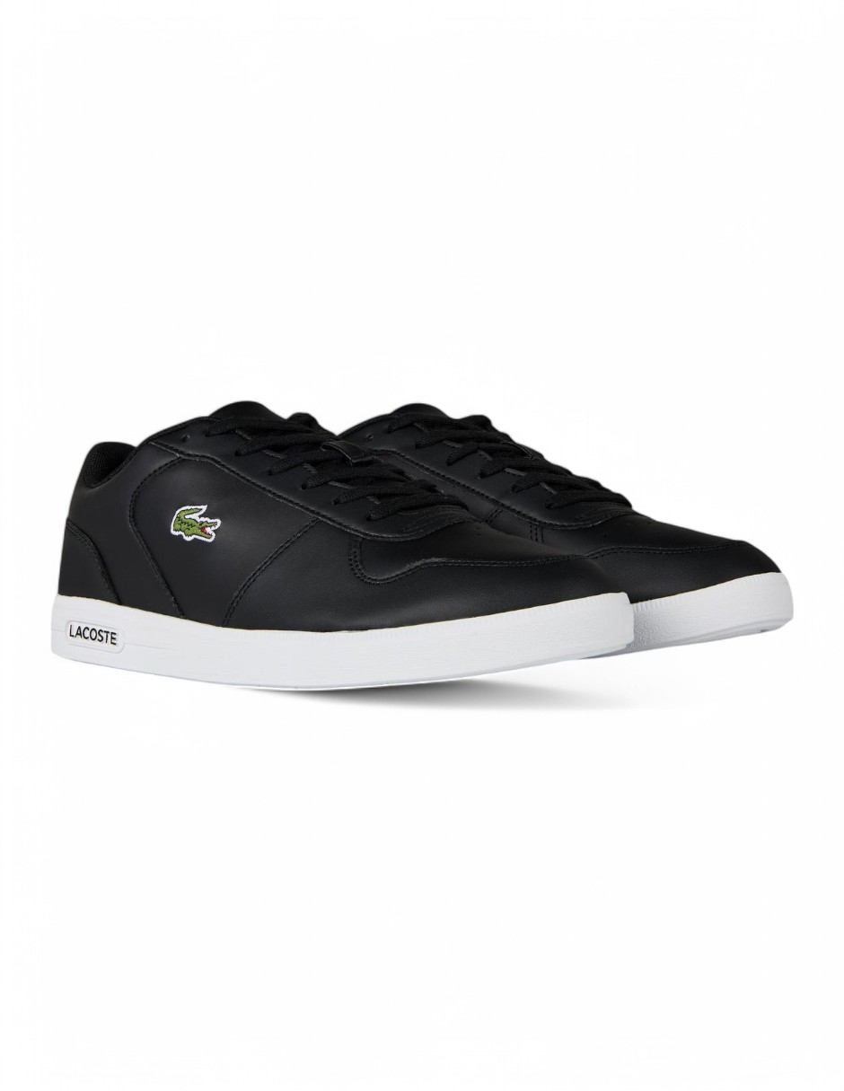 Foto 4 pulgar | Tenis/sneakers Lacoste T-base De Piel Negro Casual De Hombre