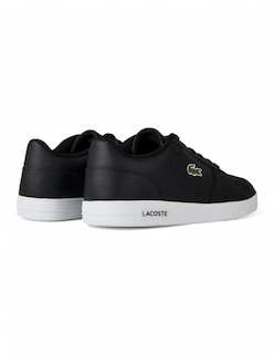 Foto 4 | Tenis/sneakers Lacoste T-base De Piel Negro Casual De Hombre