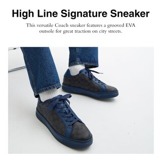 Foto 2 | Zapatilla Coach High Line Azul para Hombre - Venta Internacional