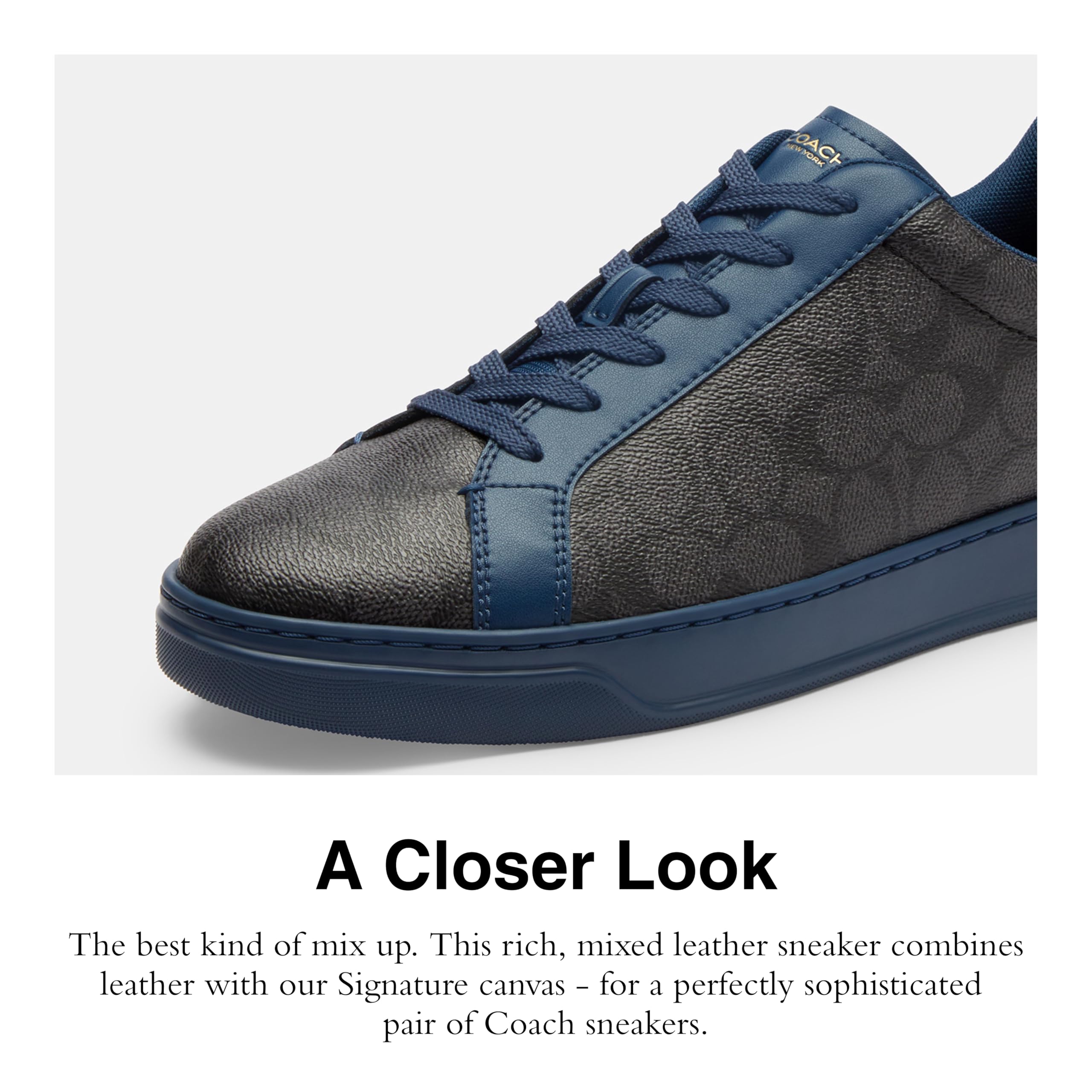 Foto 5 pulgar | Zapatilla Coach High Line Azul para Hombre   - Venta Internacional