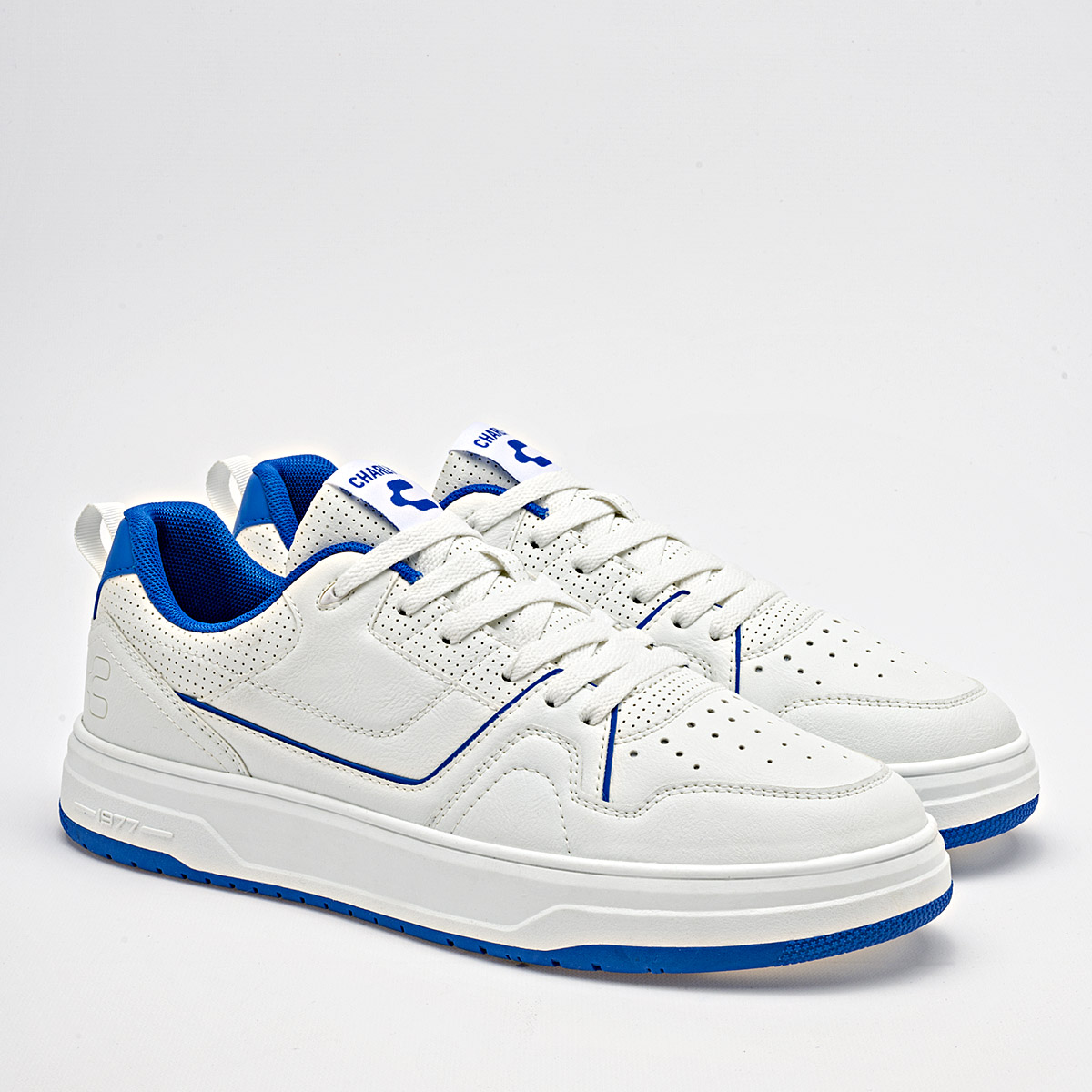 Foto 3 pulgar | Tenis Casuales Charly Blancos para Hombre