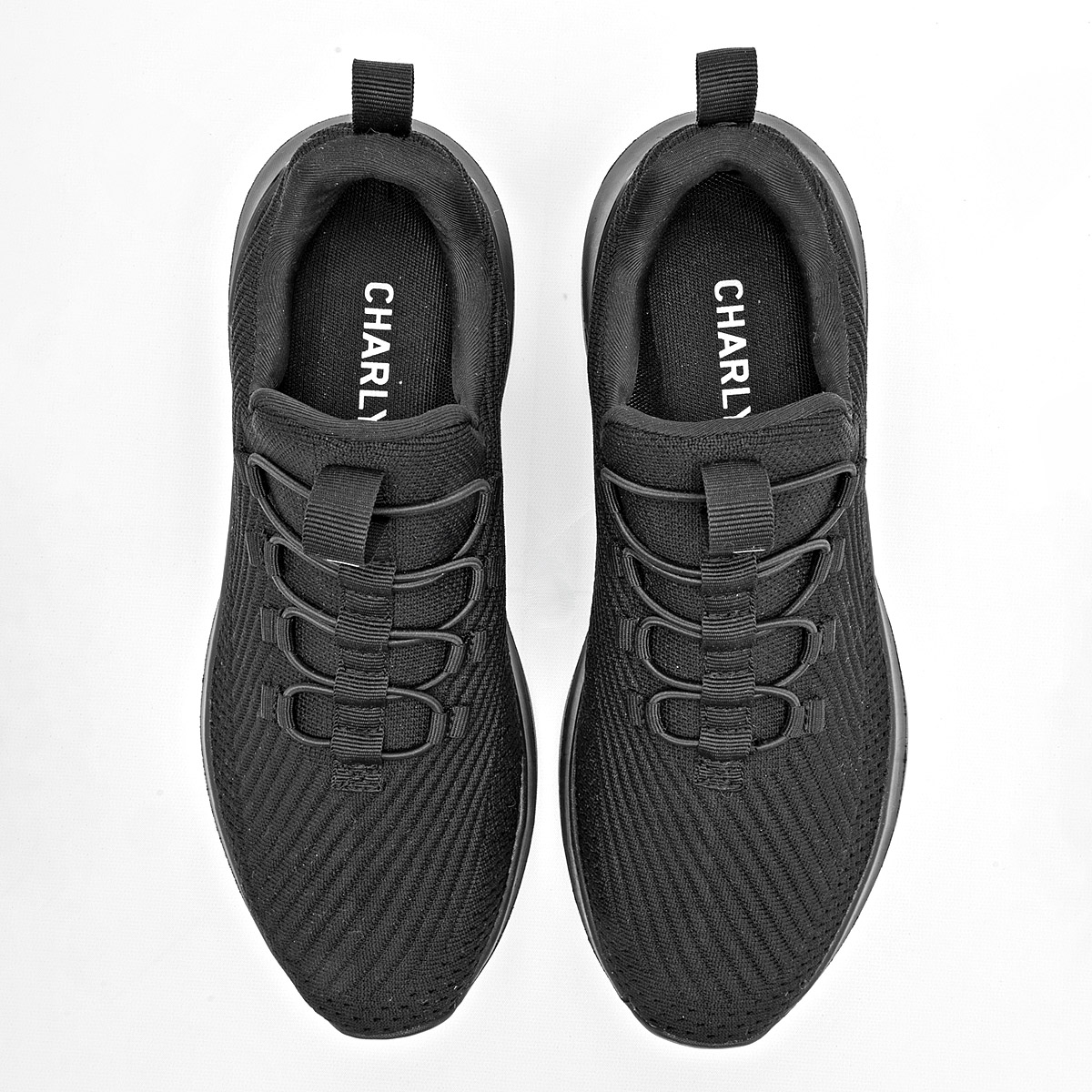 Foto 4 pulgar | Charly Tenis Urbano Para Hombre Negro, Walking Cod.131624