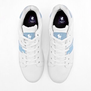 Foto 3 | American Polo Tenis Urbano Para Hombre Blanco Azul Cod.131778