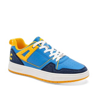 Foto 1 | Charly Tenis Urbano Para Hombre Azul Marino Amarillo Cod.129577