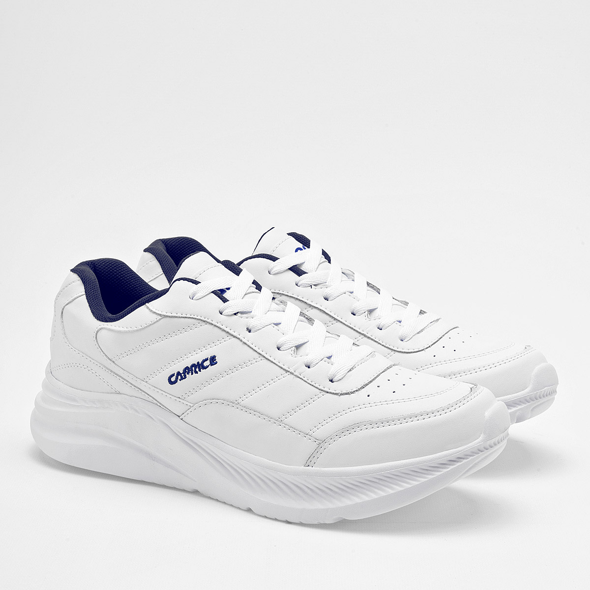 Foto 3 pulgar | Caprice Tenis Urbano Para Hombre Blanco Marino Cod.131900