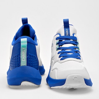 Foto 3 | Charly Tenis Deportivo Para Hombre Blanco Azul, Basquetball Cod.129604
