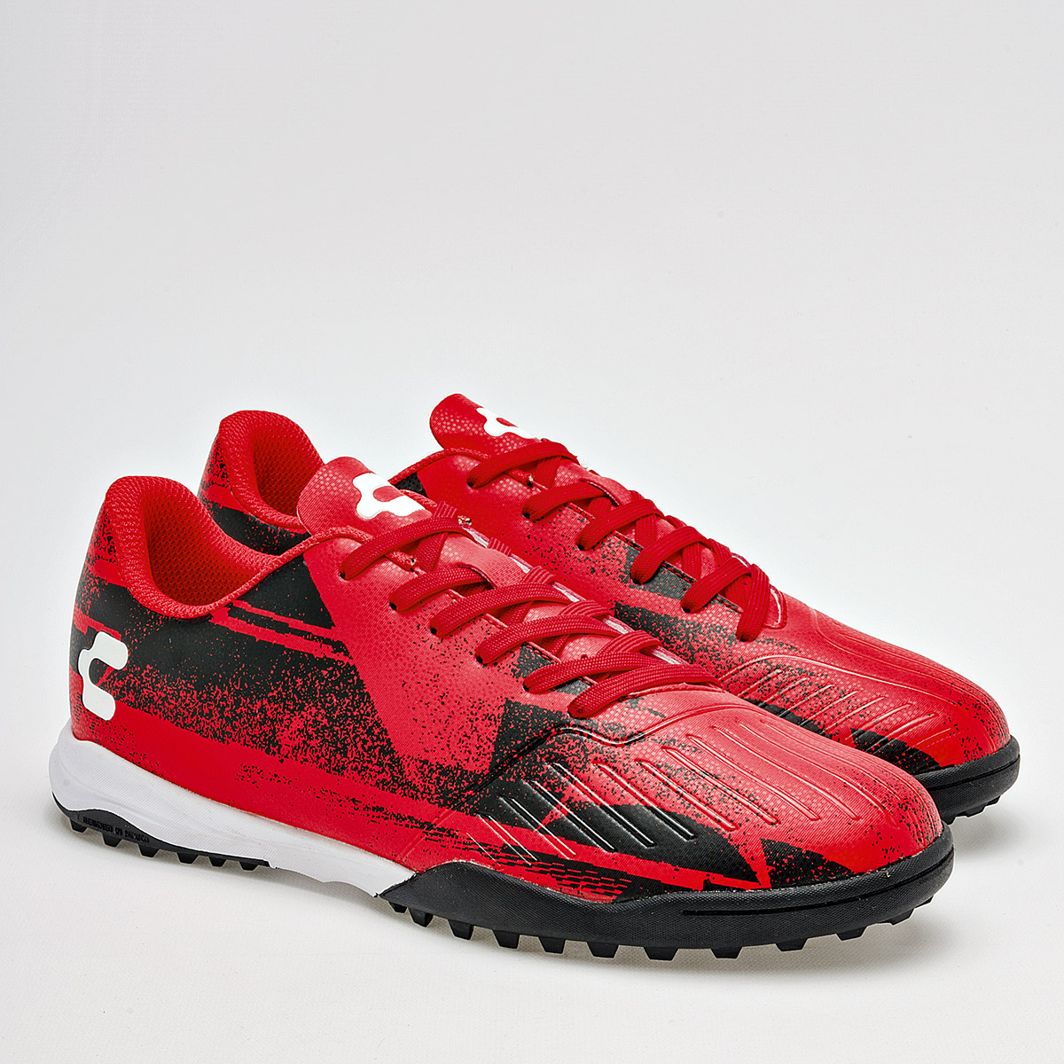Foto 2 | Charly Tenis Deportivo Para Hombre Rojo Negro Cod.131642