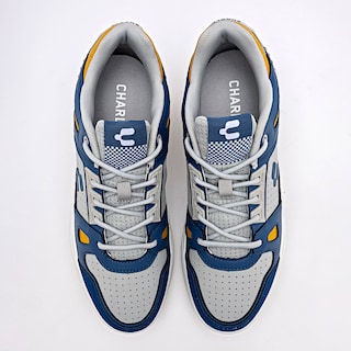 Foto 3 | Charly Tenis Urbano Para Hombre Marino Gris Amarillo Cod.129635