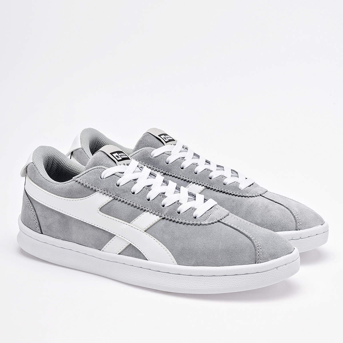 Foto 3 pulgar | Mora Urban Tenis Urbano Para Hombre Gris Blanco Cod.132521