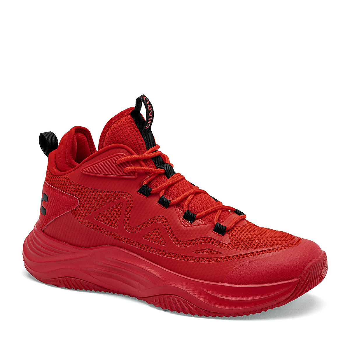 Foto 2 pulgar | Charly Tenis Deportivo Para Hombre Rojo, Basquetball Cod.131550
