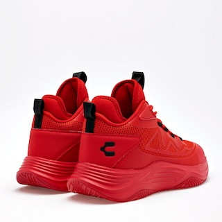 Foto 3 | Charly Tenis Deportivo Para Hombre Rojo, Basquetball Cod.131550