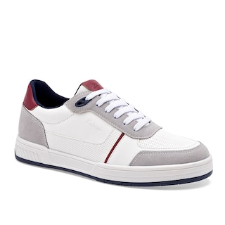 Foto 1 | Rodrisan Tenis Urbano Para Hombre Blanco Gris Vino Cod.132772