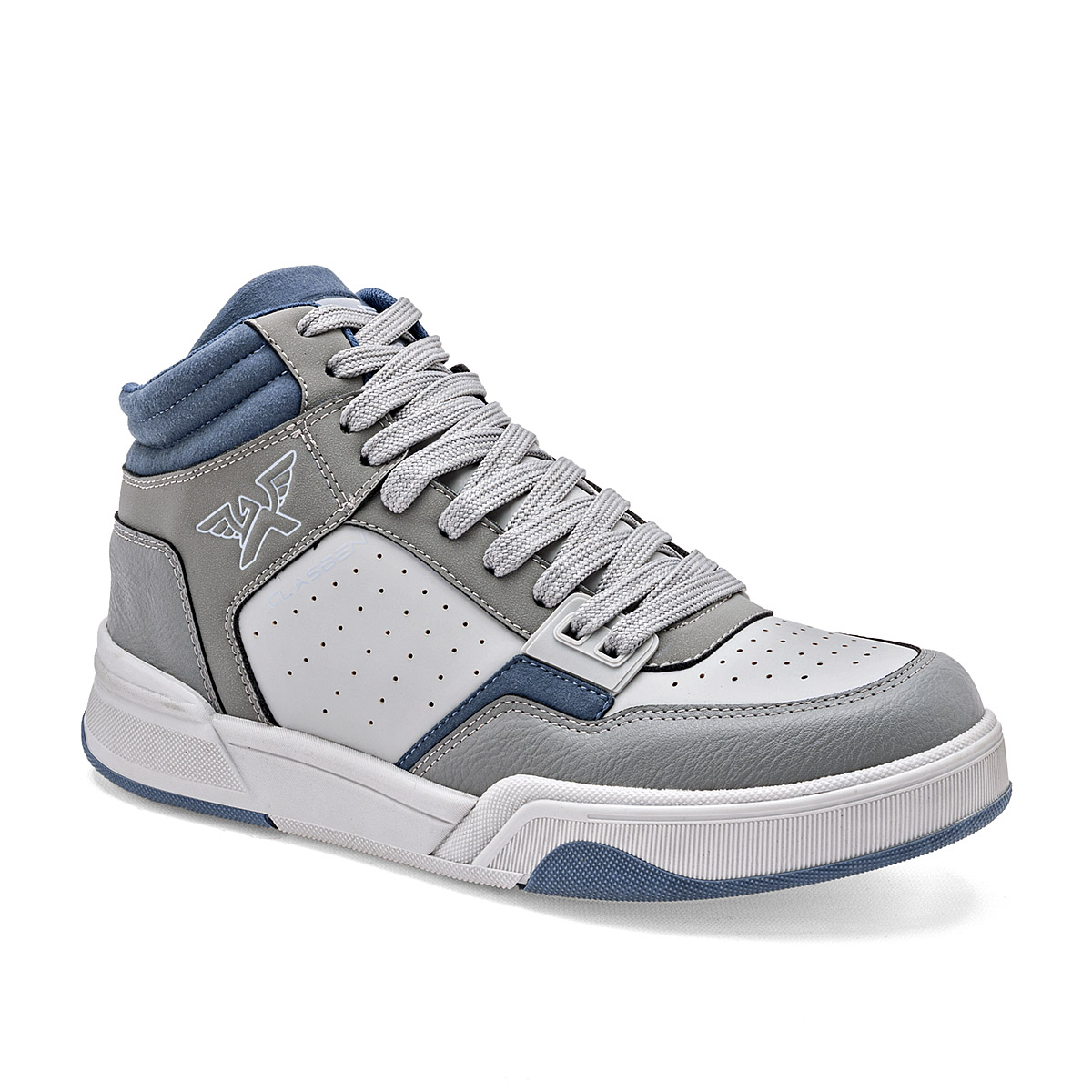 Clasben Tenis Urbano Para Hombre Gris Azul Cod.131970