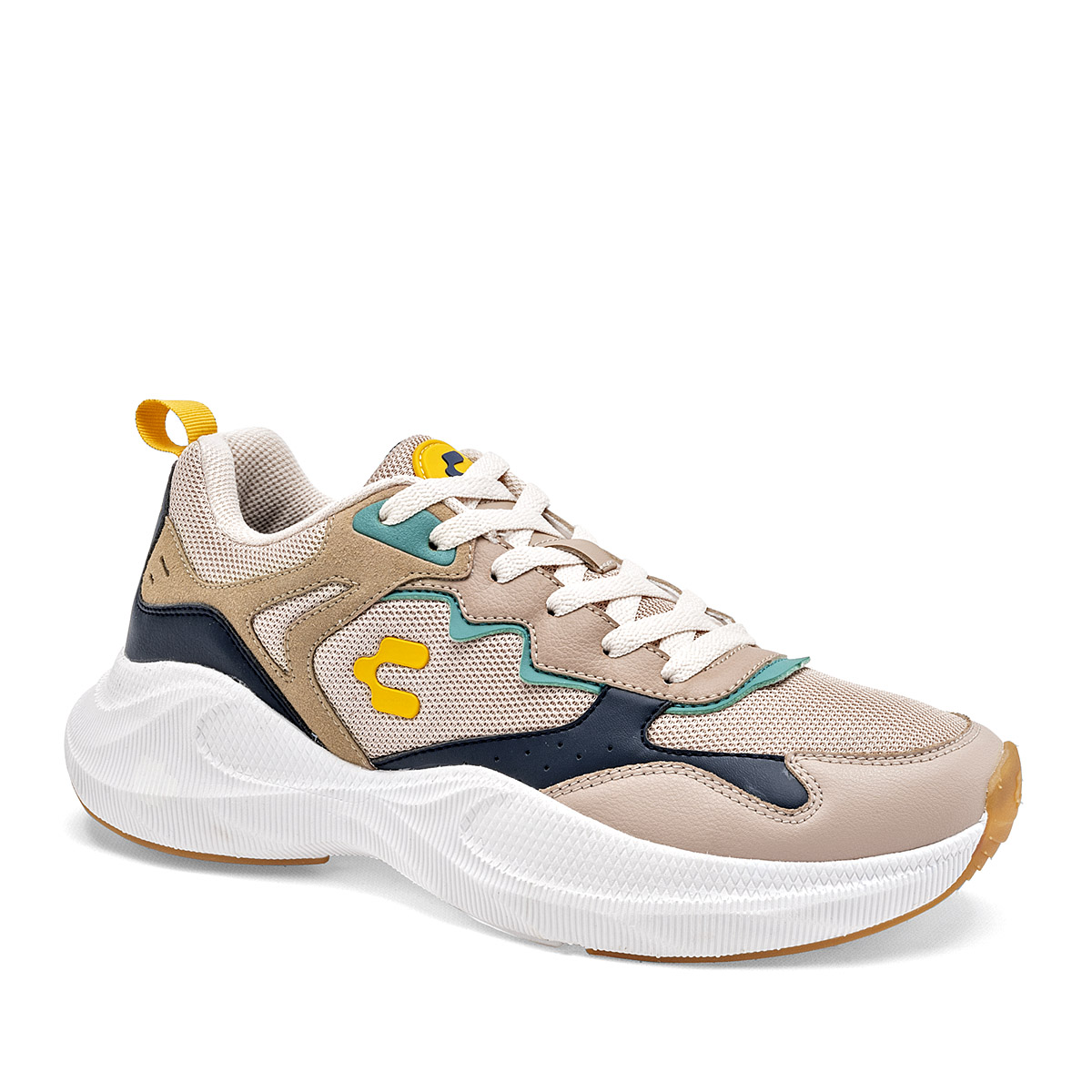 Foto 2 pulgar | Charly Tenis Urbano Para Hombre Beige Marino Cod.131647