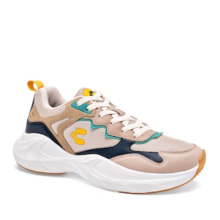 Foto 1 | Charly Tenis Urbano Para Hombre Beige Marino Cod.131647